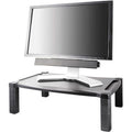 Kantek Extra-Wide Single-Level Height-Adjustable Monitor Stand, Black, KTKMS500