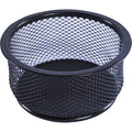 Lorell Mesh Wire Pencil Cup Holder, Black, LLR84150