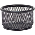 Lorell Mesh Wire Pencil Cup Holder, Black, LLR84150