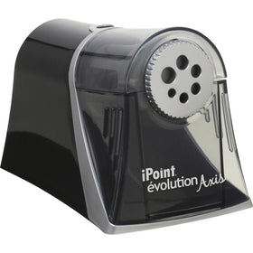 Acme United Westcott iPoint Evolution Axis Pencil Sharpener, Silver, ACM15509
