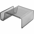 Lorell Mesh Wire Angled Height Mesh Phone Stand, Black, LLR84155