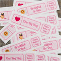 Avery Event Tickets with Tear-Away Stubs for Laser and Inkjet Printers, 1�" x 5�", Matte White, 200 / Pack, AVE16154