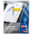 Avery Customizable Print-On Dividers, White, 1 Pack, AVE11515