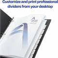 Avery Customizable Print-On Dividers, White, 1 Box, AVE11554
