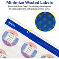 Avery Printable Round Labels, 2", Glossy Clear, 120 Labels (22825), Crystal Clear, 120 / Pack, AVE22825