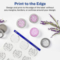 Avery Printable Round Labels, 2", Glossy Clear, 120 Labels (22825), Crystal Clear, 120 / Pack, AVE22825