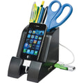 Victor Smart Charge USB Hub Pencil Cup, Black, VCTPH600