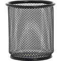 Lorell Mesh Wire Pencil Cup Holder, Black, LLR84149
