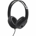 Compucessory Stereo Headset with Built-in Microphone, Black, CCS15153