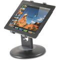 Kantek Adjustable Tablet Stand with Swivel Base, Black, KTKTS710