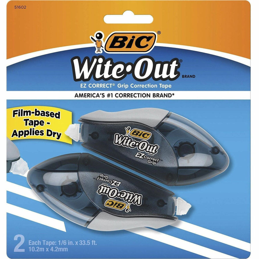 BIC Wite-Out EZ CORRECT Grip Correction Tape, White, 1 Pack — view 1