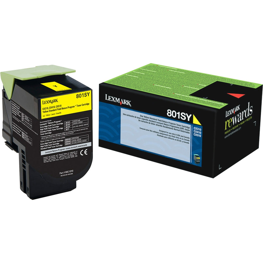 Lexmark 80C1S Toner Cartridges, Unison, LEX80C1SY0