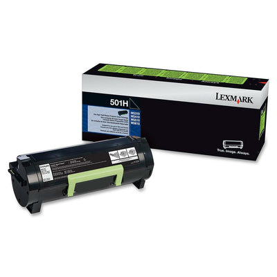 Xerox Lexmark Unison 501H Original High Yield Laser Toner Cartridge - Black -, LEX50F1H00