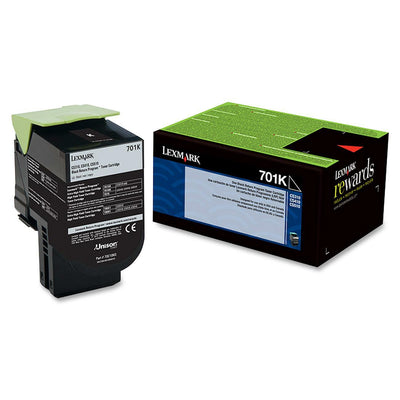 Xerox Lexmark Unison 701K Original Standard Yield Laser Toner Cartridge - Black -, LEX70C10K0