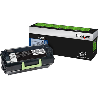 Xerox Lexmark Unison 521X Original Extra High Yield Laser Toner Cartridge - Black -, LEX52D1X00