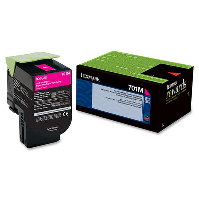 Xerox Lexmark Unison 701M Original Standard Yield Laser Toner Cartridge - Magenta -, LEX70C10M0