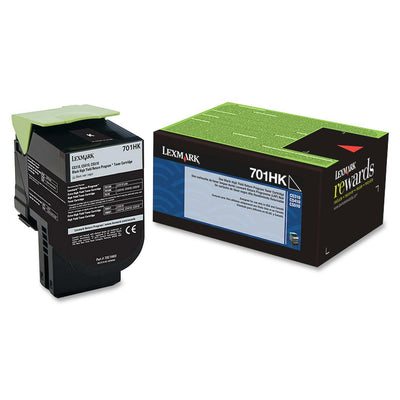 Xerox Lexmark Unison 701HK Original High Yield Laser Toner Cartridge - Black -, LEX70C1HK0