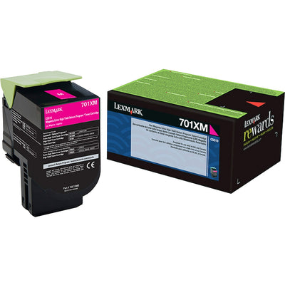Xerox Lexmark Unison 701XM Original Extra High Yield Laser Toner Cartridge - Magenta -, LEX70C1XM0