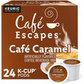 Keurig Dr Pepper . Caf&eacute; Escapes K-Cup, Pod Caf&eacute; Caramel, Keurig Single-Serve K-Cup Pods, 24 Count, 24 / Box, GMT6813