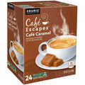 Keurig Dr Pepper . Caf&eacute; Escapes K-Cup, Pod Caf&eacute; Caramel, Keurig Single-Serve K-Cup Pods, 24 Count, 24 / Box, GMT6813