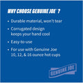 Genuine Joe Protective Corrugated Cup Sleeves, Brown, 20 / Carton, GJO19049CT