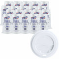 Genuine Joe Hot Cup Protective Lids, White, 20 / Carton, GJO11259CT