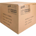 Genuine Joe 10 oz Rippled Hot Cups, Brown, 4 / Carton, GJO11256CT