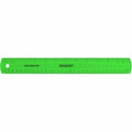Acme United Westcott Shatterproof Ruler, Translucent Assorted, ACM14381