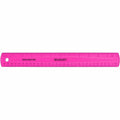 Acme United Westcott Shatterproof Ruler, Translucent Assorted, ACM14381