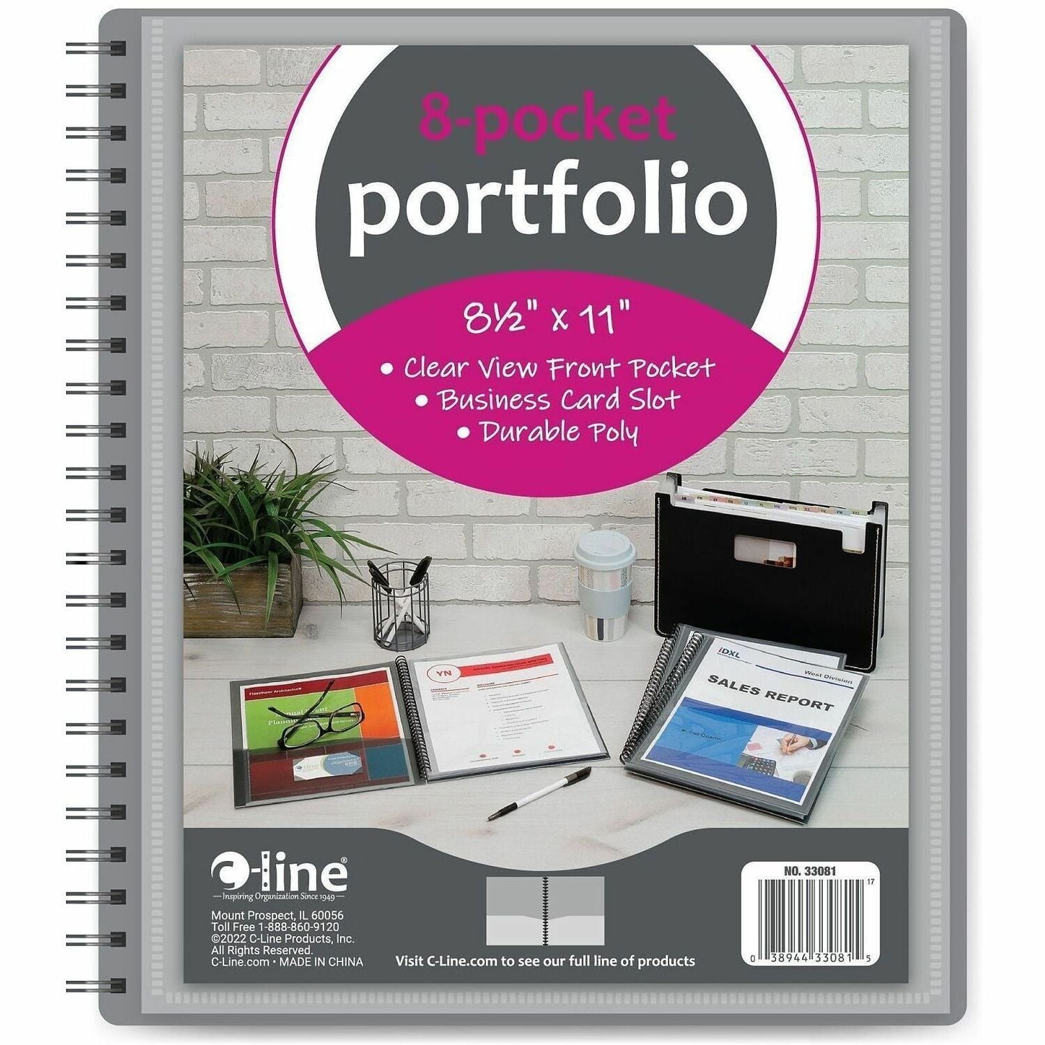 C-Line Letter Portfolio, 1 Each
