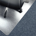 Floortex Phthalate-Free Vinyl Rectangular Chair Mat for Carpets up to 1/4" - 48" x 60", Clear, FLRPF1115225EV