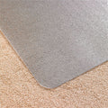 Floortex Phthalate-Free Vinyl Rectangular Chair Mat for Carpets up to 1/4" - 45" x 53", Clear, FLRPF1113425EV