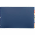 TOPS Cardinal 11x17 Poly Insertable Dividers, Clear, CRD84803