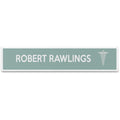Deflecto Cubicle Nameplate Sign Holder, Clear, DEF587501