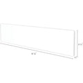 Deflecto Cubicle Nameplate Sign Holder, Clear, DEF587501