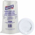Genuine Joe Hot Cup Protective Lids, White, 50 / Pack, GJO11259