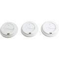 Genuine Joe Hot Cup Protective Lids, White, 50 / Pack, GJO11259