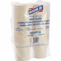 Genuine Joe 10 oz Disposable Hot Cups, White, 50 / Pack, GJO19046