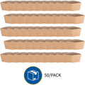 Genuine Joe Protective Corrugated Cup Sleeves, Brown, 50 / Pack, GJO19049