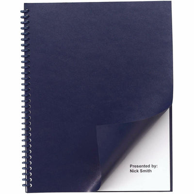 ACCO GBC Regency Letter Presentation Cover, Navy, 8 1/2" Width x 11" Length, 200 / Box, GBC2000711
