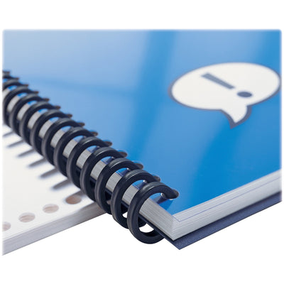 ACCO GBC ProClick Easy-Editing Binding Spines, Black, 100 / Box, GBC2514517