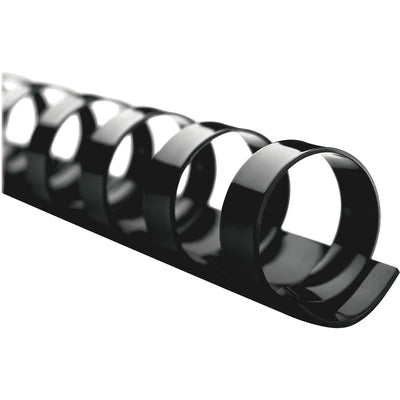 ACCO GBC CombBind Binding Spines, Black, 8 1/2" Width x 11" Length, 100 / Box, GBC4000118