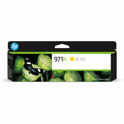 HP 971XL (CN628AM) Original High Yield Inkjet Ink Cartridge - Single Pack - Yellow -, HEWCN628AM