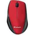 Verbatim America Wireless Multi-trac LED Optical Mouse, Red, VER97995
