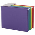 Smead 1/3 Tab Cut Letter Recycled Hanging Folder, Yellow, 8 1/2" Width x 11" Length, 25 / Box, SMD64020