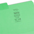 Smead SuperTab 1/3 Tab Cut Letter Recycled Top Tab File Folder, Yellow, 8 1/2" Width x 11" Length, 24 / Pack, SMD10480