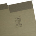 Smead FasTab 1/3 Tab Cut Letter Recycled Hanging Folder, Standard Green, 8 1/2" Width x 11" Length, 20 / Box, SMD64037