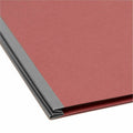 Smead 2/5 Tab Cut Letter Recycled Classification Folder, Red, 8 1/2" Width x 11" Length, 10 / Box, SMD14099