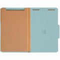 Smead 2/5 Tab Cut Legal Recycled Classification Folder, Blue, 8 1/2" Width x 14" Length, 10 / Box, SMD19090