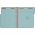 Smead 1/3 Tab Cut Letter Recycled Fastener Folder, Blue, 8 1/2" Width x 11" Length, 25 / Box, SMD15001